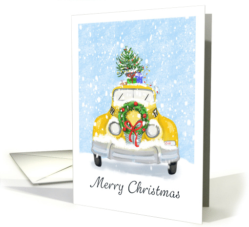 Merry Christmas New York Yellow Taxi card (1917244)