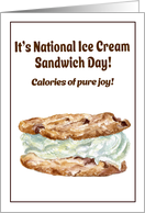 National Ice Cream Sandwich Day August 2 card