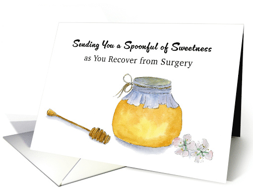 Feel Better from Surgery Honey Jar card (1927940)