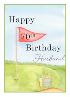 Husband Happy 70th...