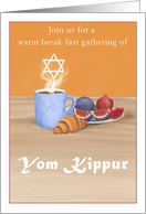Yom Kippur Break the Fast Coffee Pomegranates card