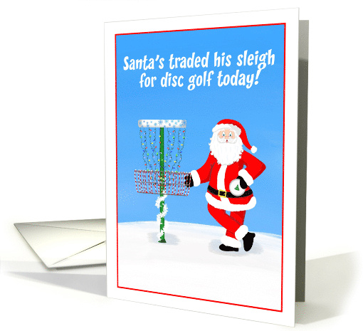 Santa Claus Playing Disc Golf card (1946886)