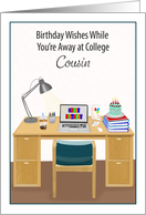 Cousin Happy Birthday College Dorm Celebration