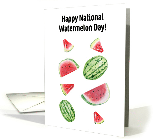 Happy National Watermelon Day August 3 card (1966916)