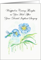 Feel Better From Dental Impact Surgery Himalayan Poppy Hummingbird