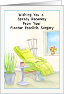 Plantar Fasciitis Surgery Speedy Recovery Crutches and Walking Boot