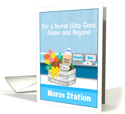 Happy Nurses Day Gift Basket Nurse Station Appreciation card (1973290)