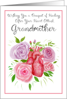 Grandmother Healing Wishes from a Heart Attack with Roses