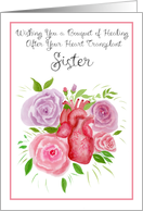 Sister Healing Wishes from a Heart Transplant with Roses