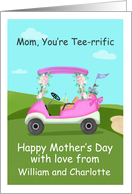 Mother's Day Golf Cart Celebration for Mom From All of Us Customize