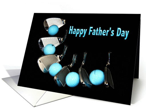 Happy Father's Day Golf card (902357)