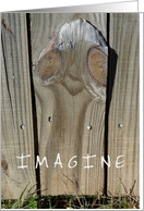 Imagine the possibilities in life card