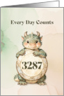 Nine Years Sober Anniversary Recovery Encouragement card