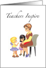 Teachers Inspire Thank You Card