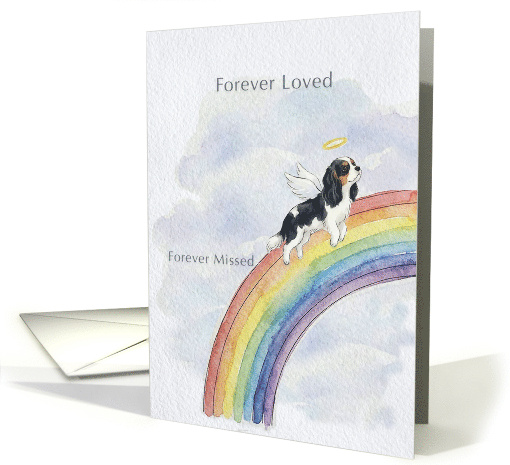 Tri-Colored Cavalier King Charles Spaniel Rainbow Bridge... (1971326)