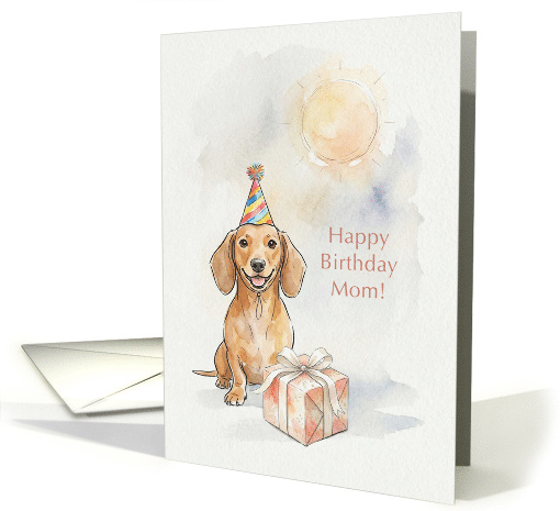 Birthday Card for Mom from Daschund Dog card (1975114)