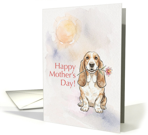 Mothers Day Card From Your Basset Hound Dog card (1976896)