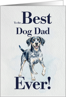 Best Dog Dad Ever from Your Bluetick Coonhound card