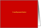 Adult humor, I smell peanut butter card