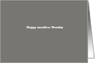 Happy meatless Monday card