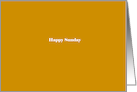 Happy Sunday card