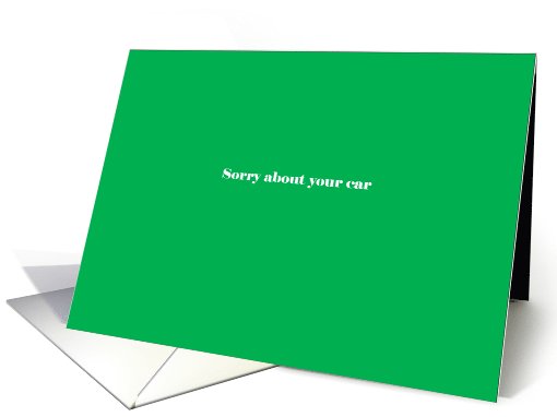 Adult humor, Sorry about your car card (1045963)