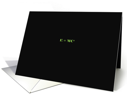 E =MC squared card (1227166)