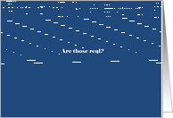 Are those real? card