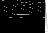 Happy fall equinox card