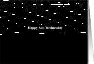 Happy Ash Wednesday card