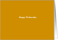 Happy Wednesday card