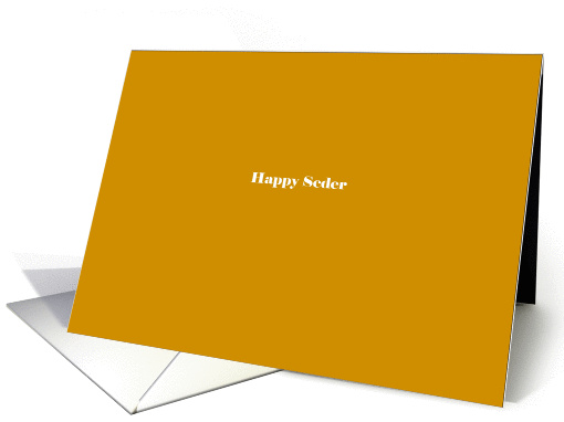 Happy Seder card (931911)