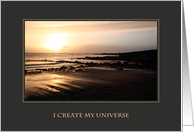 I Create My Universe (Encouragement) card