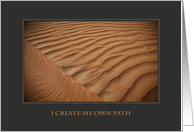 I Create My Own Path (Encouragement) card