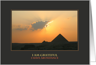 I Am Grateful I Have...