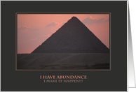 I Have Abundance I...