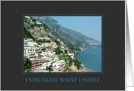 I Visualize What I Want card