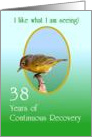 38 Years, I like what I am seeing! Continuous Recovery, card