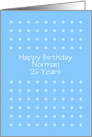 Happy Birthday 26 Years Customizable Card , card