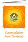 65 YEARS. Congratulations From The Group card