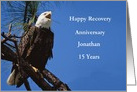 15 Years, Jonathan, Eagle talking, Custom Text card
