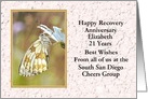 21 Years Elizabeth, Butterfly, From all of us, Custom Text card