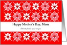 Happy Mother’s Day For Mom, Custom Text card