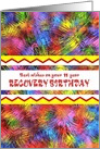 11th Year, Recovery Birthday Best Wishes, Custom text card