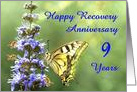 9 Years, Happy Anonymous Recovery Anniversary card