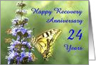 24 Years, Happy Anonymous Recovery Anniversary card