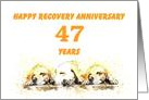 47 Years, Happy Anonymous Recovery Anniversary card