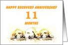 11 Months, Happy Anonymous Recovery Anniversary card