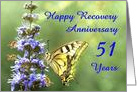 51 Years, Happy Anonymous Recovery Anniversary card