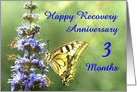 3 Months, Happy Anonymous Recovery Anniversary card